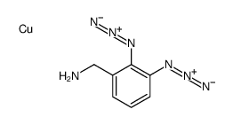 copper,(2,3-diazidophenyl)methanamine Structure