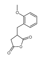 (2-methoxy benzyl) succinic anhydride Structure