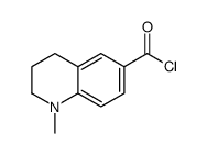 6-Quinolinecarbonyl chloride, 1,2,3,4-tetrahydro-1-methyl- (8CI)结构式