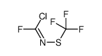 (Trifluoromethyl)sulfanylcarbonimidic chloride fluoride结构式