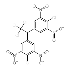 2-chloro-1,3-dinitro-5-[2,2,2-trichloro-1-(4-chloro-3,5-dinitro-phenyl)ethyl]benzene structure