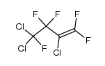 2,4,4-trichloro-pentafluoro-but-1-ene结构式