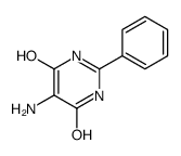 5-amino-4-hydroxy-2-phenyl-1H-pyrimidin-6-one Structure