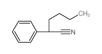 Alpha-正丁基苯乙腈结构式