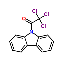 1-(9H-Carbazol-9-yl)-2,2,2-trichloroethanone结构式