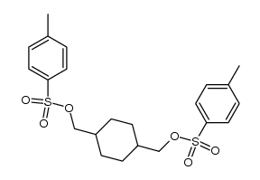 1,4-bis(p-toluenesulfonyloxymethyl)cyclohexane Structure