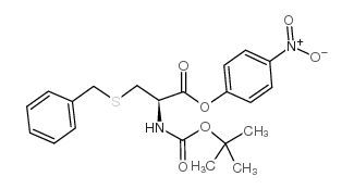 Boc-S-苄基-L-半胱氨酸4-硝基苯酯结构式