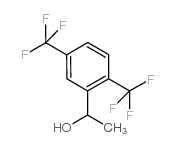 1-[2,5-双(三氟甲基)苯基]乙醇结构式
