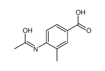 4-乙酰氨基-3-甲基苯甲酸结构式
