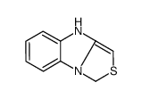 (9ci)-1H,4h-噻唑并[3,4-a]苯并咪唑结构式