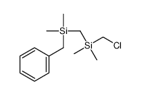 benzyl-[[chloromethyl(dimethyl)silyl]methyl]-dimethylsilane Structure