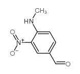 4-甲基氨基-3-硝基苯甲醛结构式
