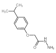 2-(4-propan-2-ylphenoxy)acetohydrazide Structure