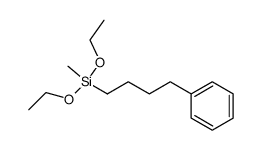 diethoxy(methyl)(4-phenylbutyl)silane Structure