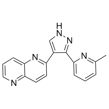 2-(3-(6-甲基吡啶-2-基)-1H-吡唑-4-基)-1,5-萘啶图片