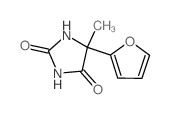 (5S)-5-(2-furyl)-5-methyl-imidazolidine-2,4-dione Structure