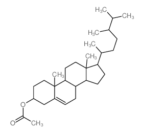 [17-(5,6-dimethylheptan-2-yl)-10,13-dimethyl-2,3,4,7,8,9,11,12,14,15,16,17-dodecahydro-1H-cyclopenta[a]phenanthren-3-yl] acetate Structure