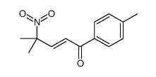 4-methyl-1-(4-methylphenyl)-4-nitropent-2-en-1-one结构式