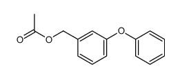 (3-phenoxyphenyl)methyl acetate Structure