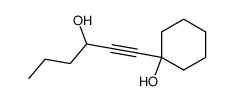 1-<1'-Hydroxy-cyclohexyl>-hexin-(1)-ol-(3)结构式