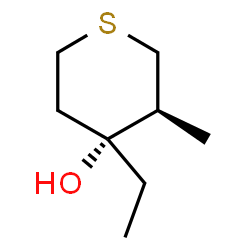 threo-Pentitol, 1,2,4,5-tetradeoxy-1,5-epithio-3-C-ethyl-2-methyl- (9CI) Structure