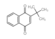 1,4-Naphthalenedione, 2-(1,1-dimethylethyl)-结构式