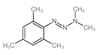 1-Triazene,3,3-dimethyl-1-(2,4,6-trimethylphenyl)-结构式