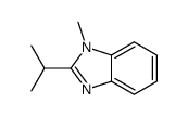 (9ci)-1-甲基-2-(1-甲基乙基)-1H-苯并咪唑结构式