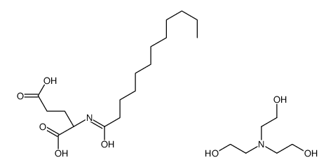 N-(1-oxododecyl)-L-glutamic acid, compound with 2,2',2''-nitrilotrisethanol (1:1) picture
