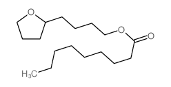 Nonanoic acid, 4-(tetrahydro-2-furanyl)butyl ester Structure