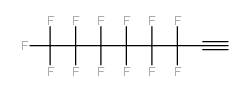 1H-全氟-1-辛炔结构式