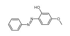 2-hydroxy-4-methoxyazobenzene结构式
