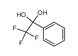 2,2,2-trifluoro-1-phenylethane-1,1-diol Structure