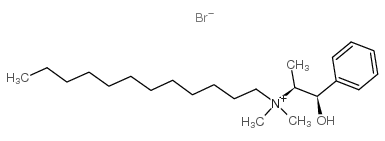 (-)-n-dodecyl-n-methylephedrinium bromide Structure
