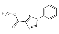 1-苯基-1H-[1,2,4]三唑-3-甲酸甲酯结构式