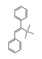 (Z)-(1,2-diphenylvinyl)-trimethylsilane结构式