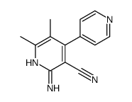 [4,4-Bipyridine]-3-carbonitrile,2-amino-5,6-dimethyl-(9CI) Structure
