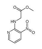 2-(3-硝基吡啶-2-氨基)乙酸甲酯结构式