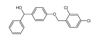 4-(2,4-Dichlorbenzyloxy)benzhydrol结构式