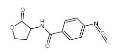 4-异硫氰酸苯甲酰酯-DL-高丝氨酸内酯结构式
