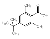 4-tert-Butyl-2,6-dimethylbenzoic acid结构式