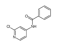 N-(2-氯吡啶-4-基)苯甲酰胺结构式