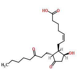 13,14-dihydro-15-keto Prostaglandin D2 MaxSpec Standard结构式