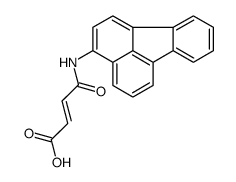4-(fluoranthen-3-ylamino)-4-oxobut-2-enoic acid结构式