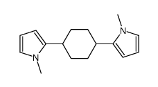 1-methyl-2-[4-(1-methylpyrrol-2-yl)cyclohexyl]pyrrole结构式