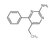 5-乙基-4-苯基嘧啶-2-胺结构式