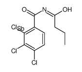 antimony,N-butanoyl-2,3,4-trichlorobenzamide结构式