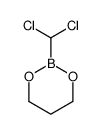 2-(dichloromethyl)-1,3,2-dioxaborinane结构式