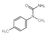 1-methyl-1-(4-methylphenyl)urea结构式
