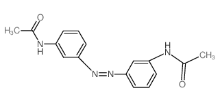 Acetamide, N,N'-(azodi-3,1-phenylene)bis- (en)结构式